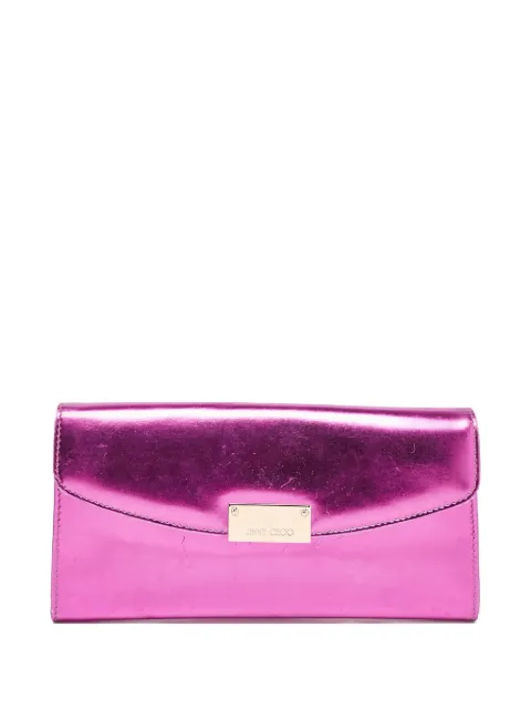 Jimmy Choo Pre-Owned 2024 메탈릭 클러치