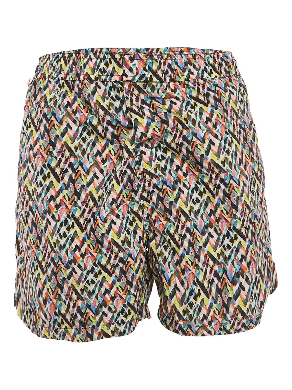 Missoni Pre-Owned chevron-pattern swim shorts | Black | Image 1