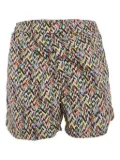 Missoni Pre-Owned chevron-pattern swim shorts - Black