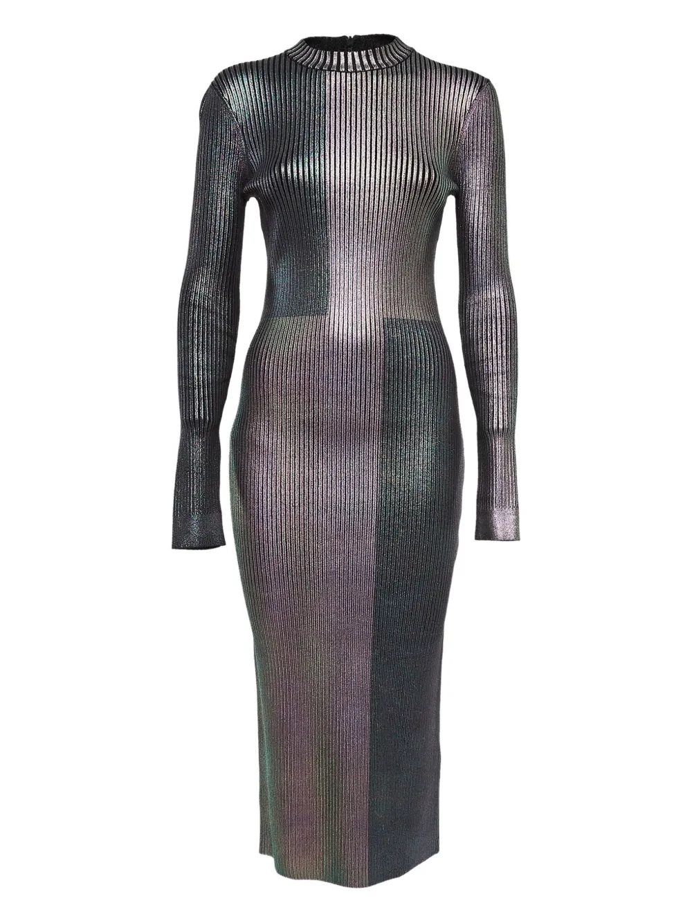 Christopher Kane ribbed midi dress | Grey | Image 1