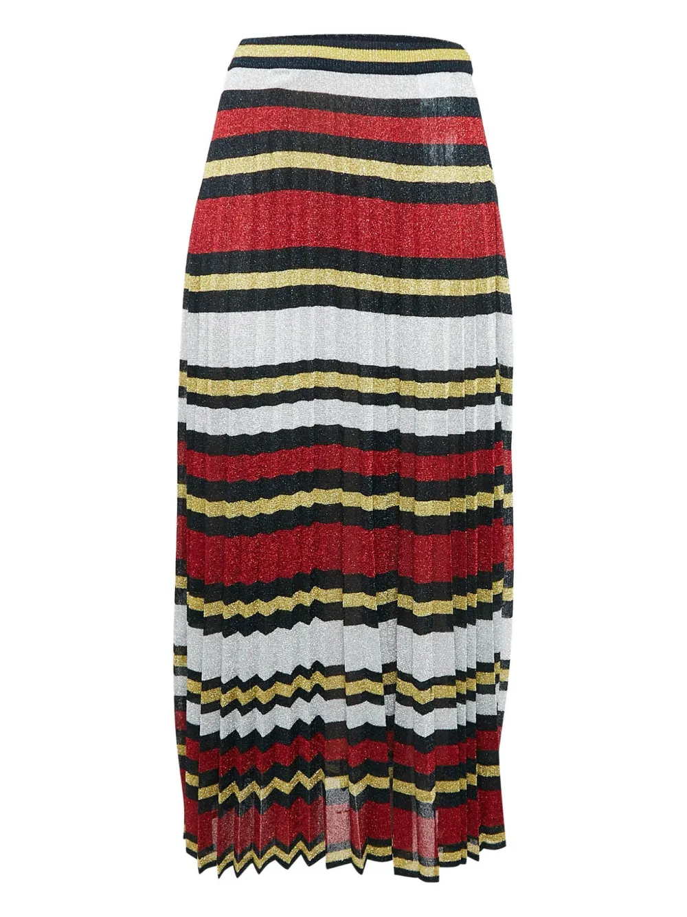 Gucci Pre-Owned Gestreepte plooirok - Zwart