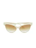 Dita Von Teese cat-eye frame sunglasses - White
