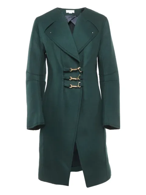 Esteban Cortazar hook-fastening coat