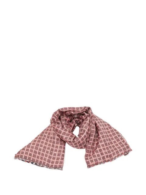 Mulberry Pre-Owned geometric-print silk scarf