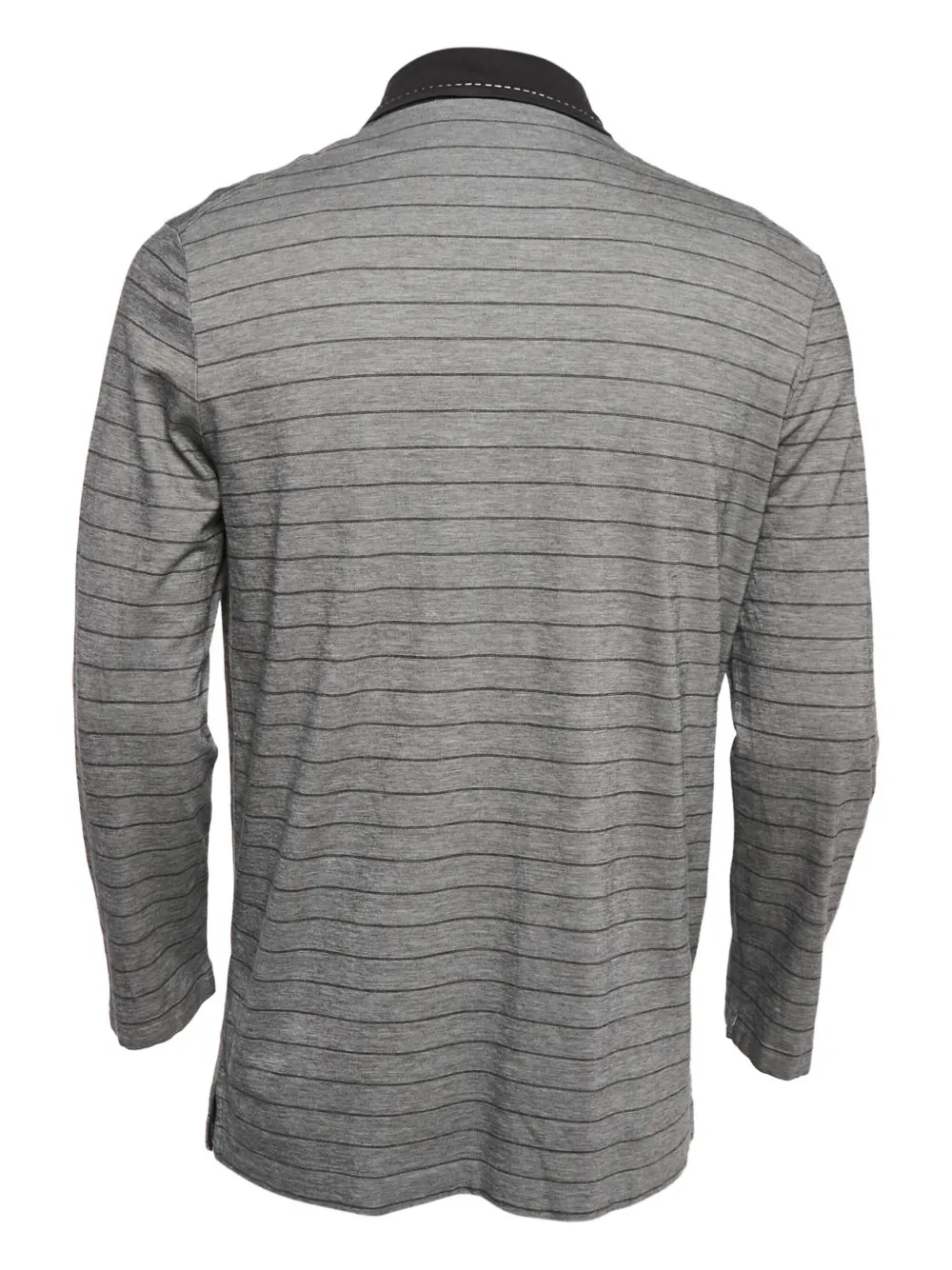 BOSS GREEN HUGO BOSS striped long-sleeve polo shirt | Image 2