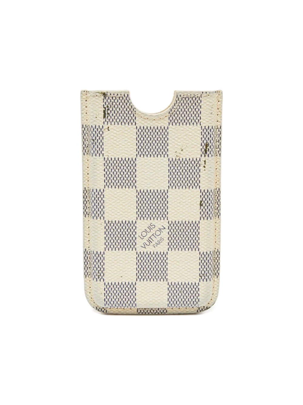 Pre-owned Louis Vuitton Damier Azur Iphone Cover