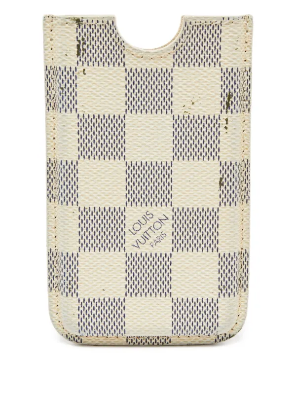 Louis Vuitton Pre-owned Damier Azur Iphone Cover in Neutrals