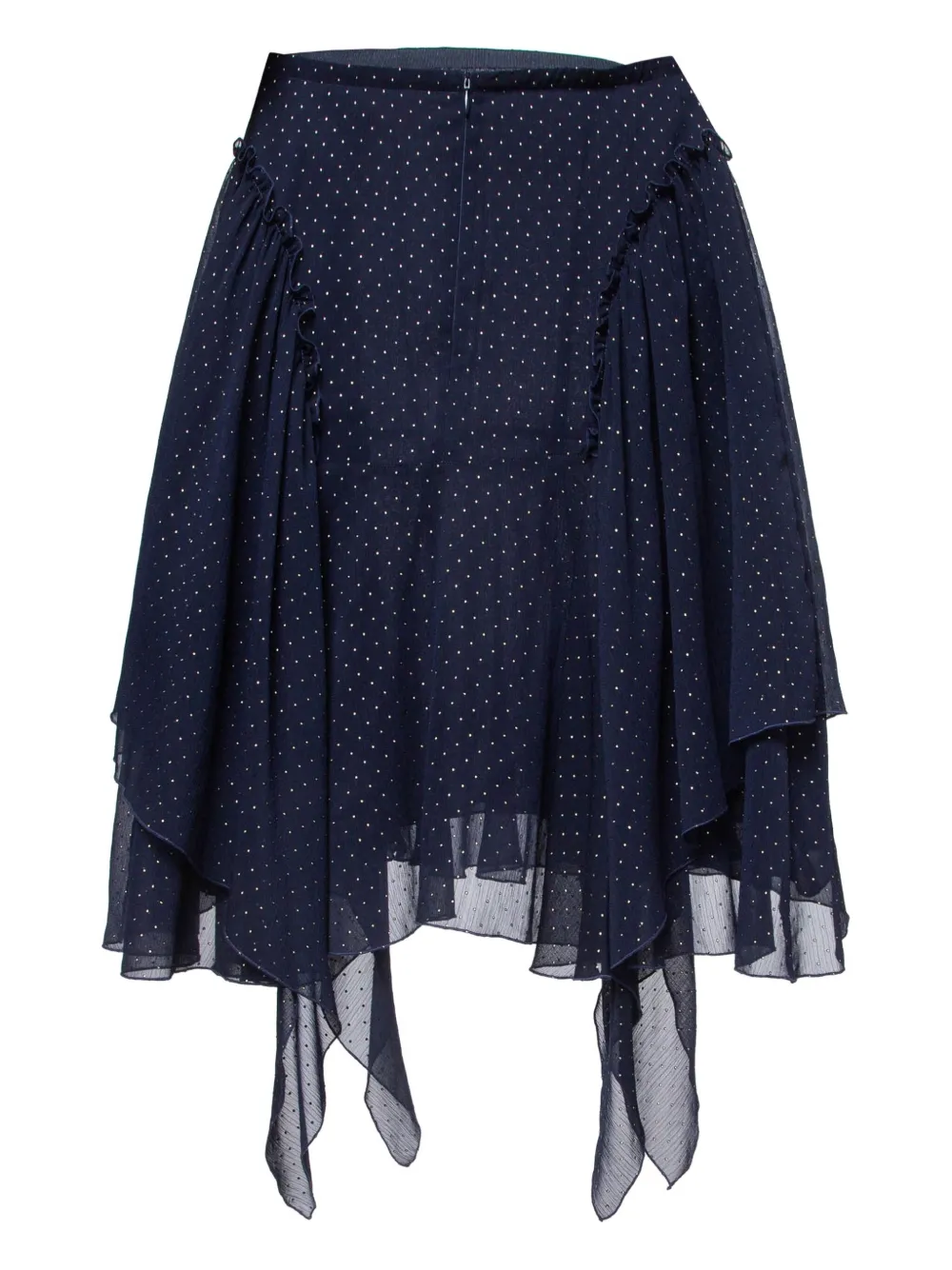 See by Chloé asymmetric-hem polka-dot skirt | Image 2
