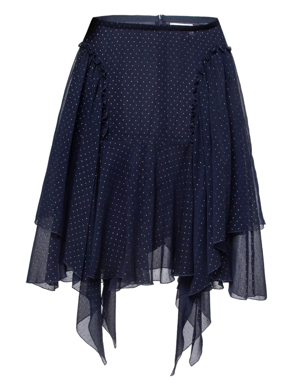 See by Chloé asymmetric-hem polka-dot skirt | Image 1