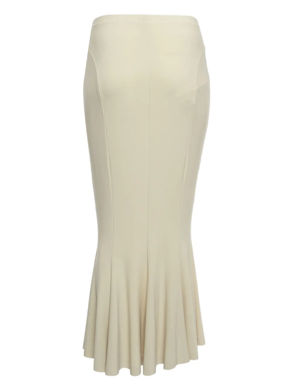 Norma Kamali mermaid hem midi skirt | Neutrals | Image 1