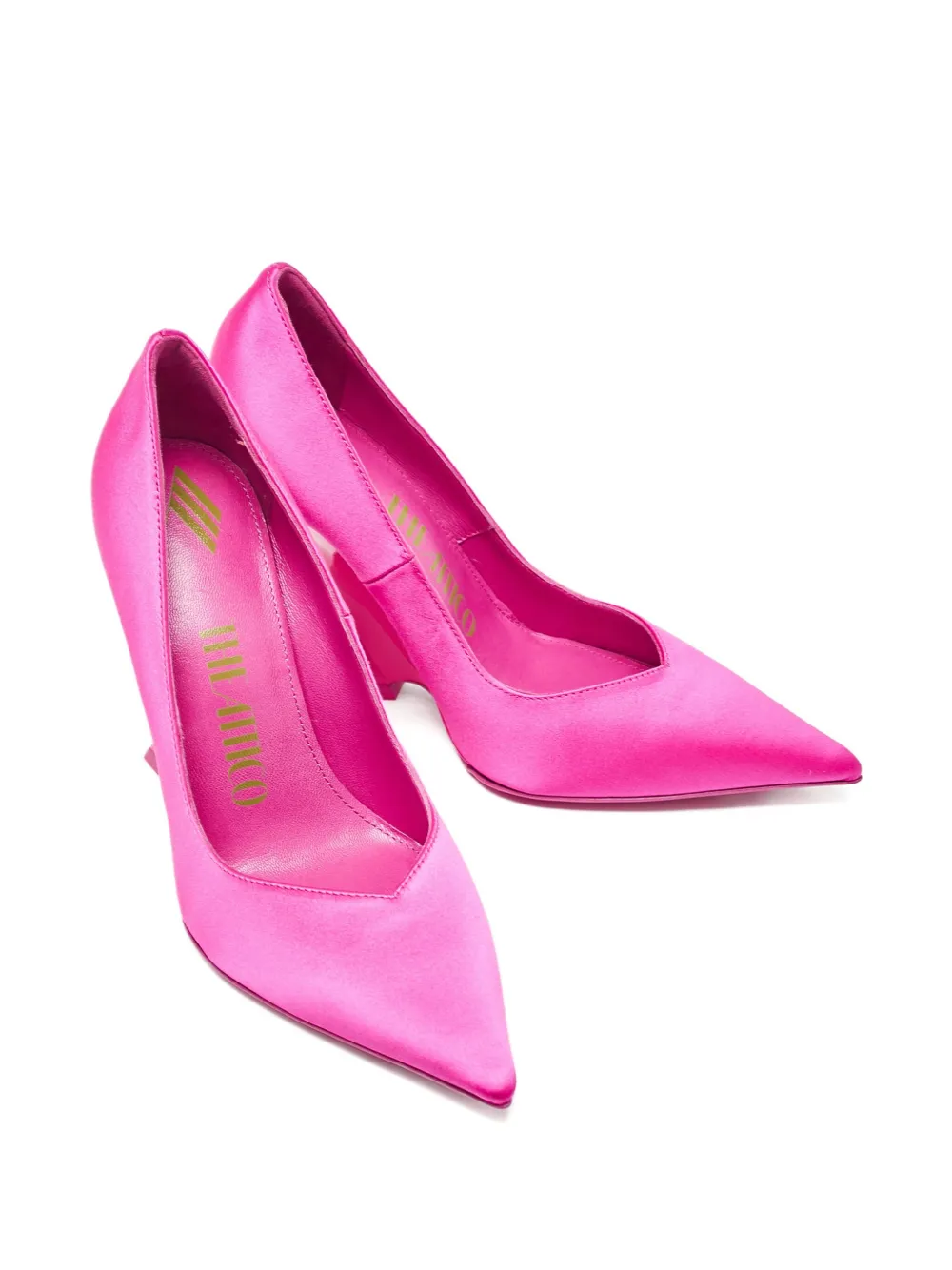 The Attico 105 mm Cheope pumps met puntige neus - Roze
