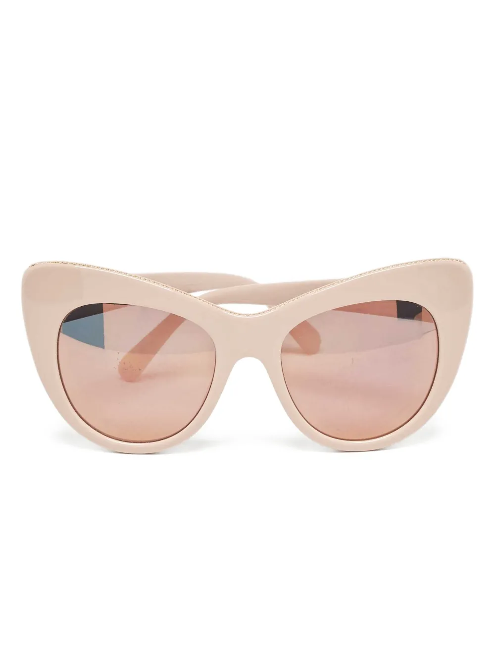 Stella McCartney Pre-Owned cat-eye chain sunglasses - ピンク Stella McCartney Pre-Owned cat-eye chain sunglasses - ピンク