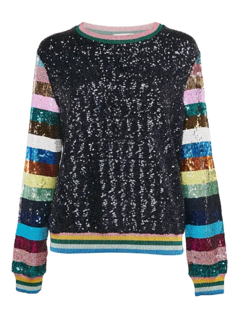 Mary Katrantzou sequin stripe sweater