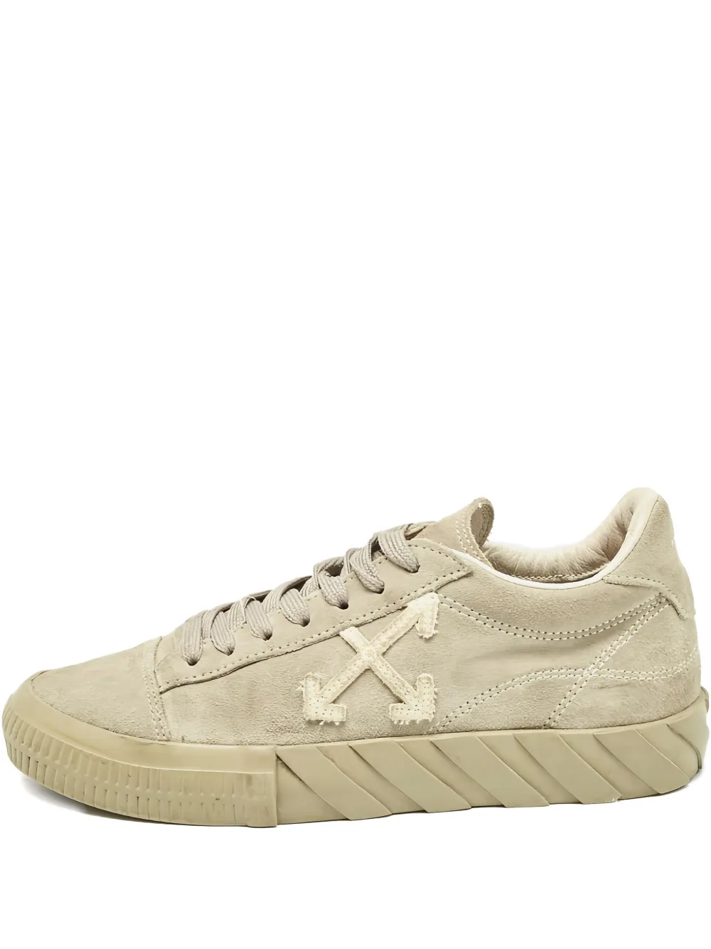 Off-White Pre-Owned suede Arrows sneakers - ニュートラル Off-White Pre-Owned suede Arrows sneakers - ニュートラル