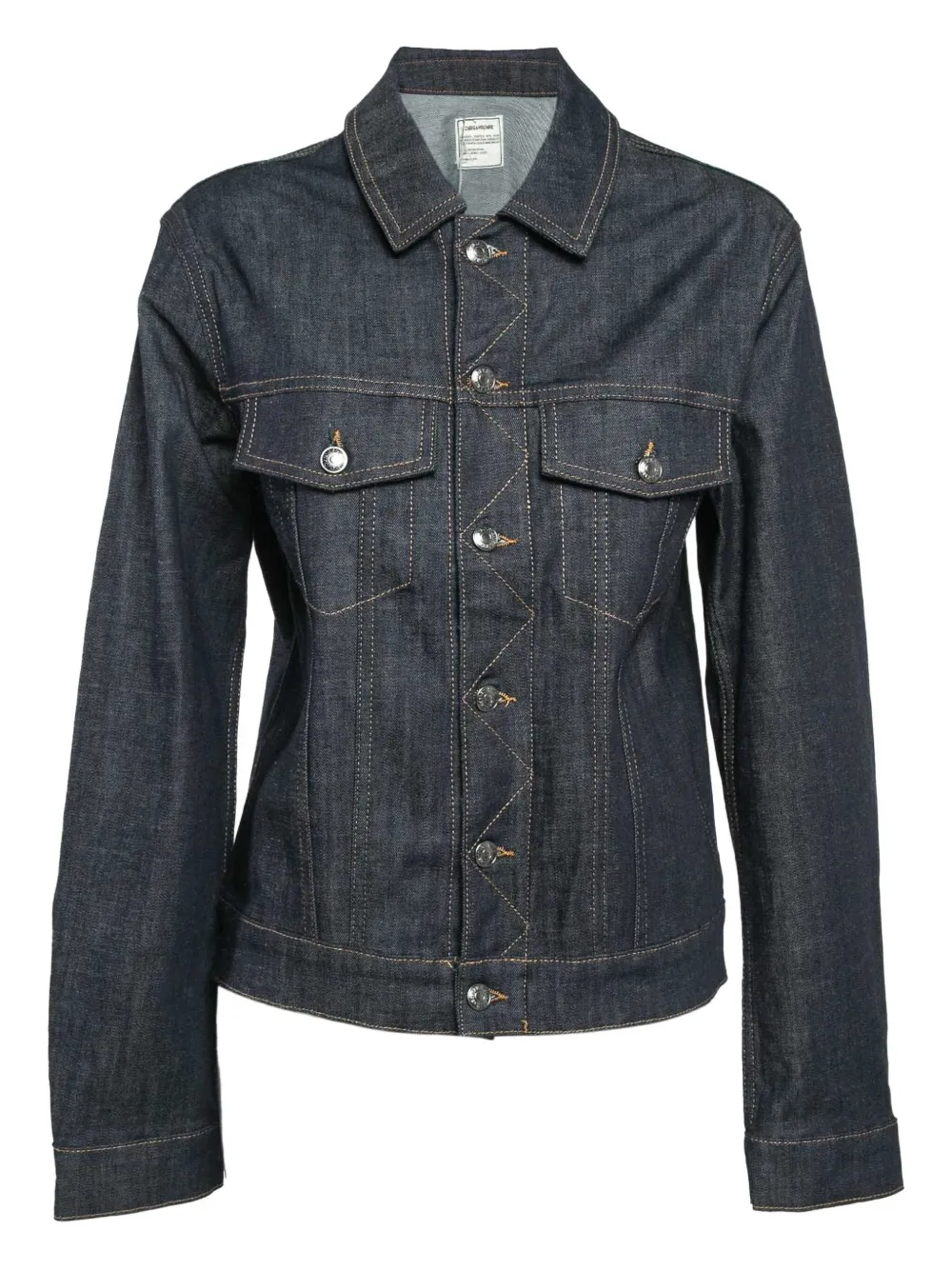 Pre-owned Zadig & Voltaire Button-fastening Denim Jacket In Blue