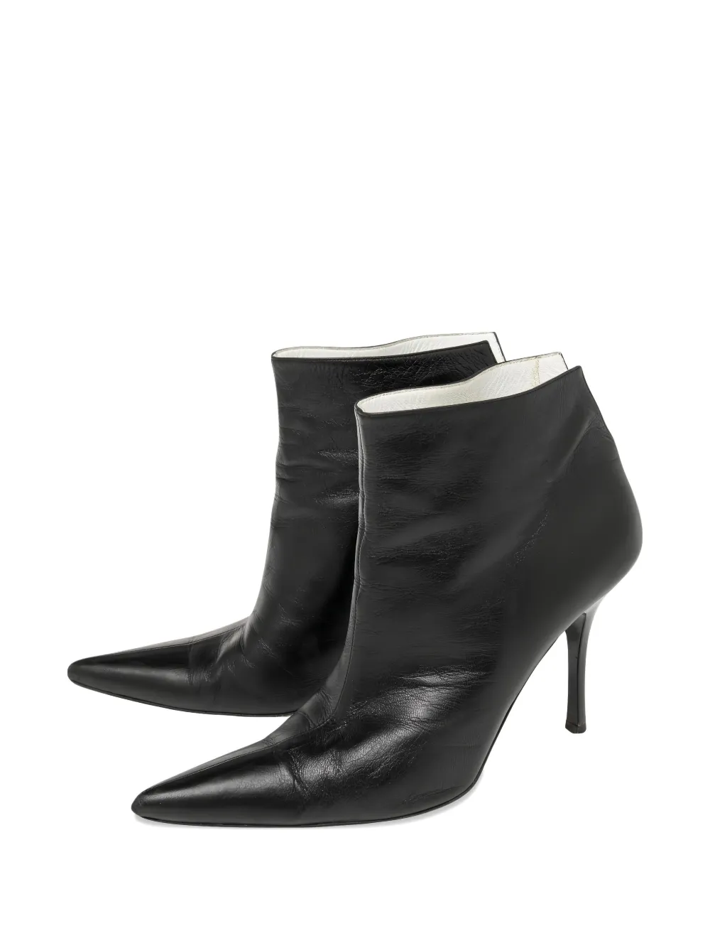 Céline Pre-Owned pointed-toe leather boots | Ankle Boots | Image 2