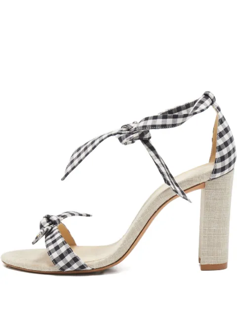 Alexandre Birman 100mm Gingham heeled sandals