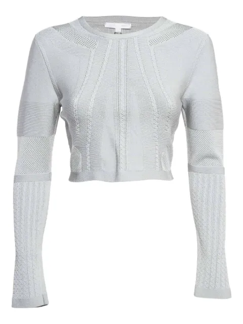 Cushnie knit cable top