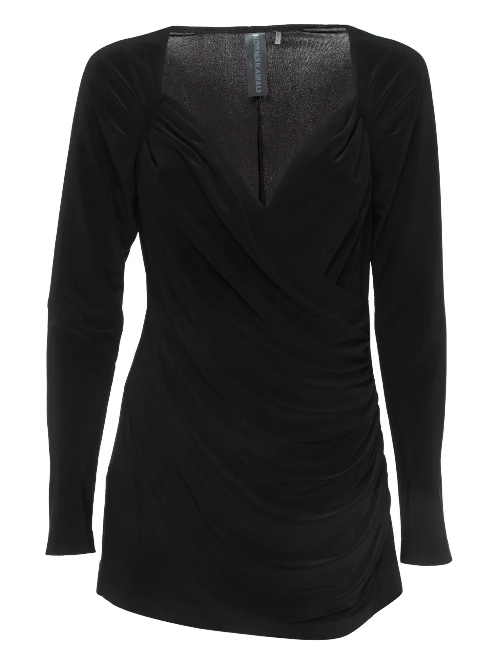 sweetheart-neck drape top