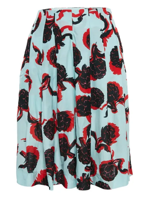 See by Chloé shorts con estampado floral y pinzas