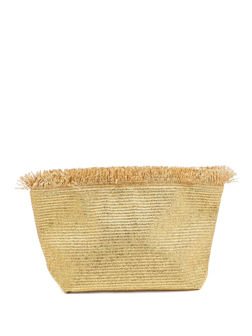 Cult Gaia Shanti woven clutch bag | Yellow | Image 1