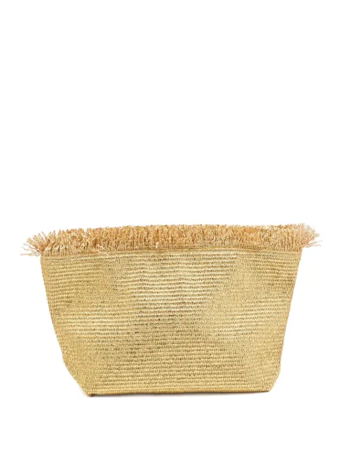 Cult Gaia Shanti woven clutch bag