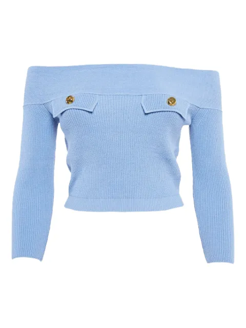 Elisabetta Franchi 2024 ribbed-knit top