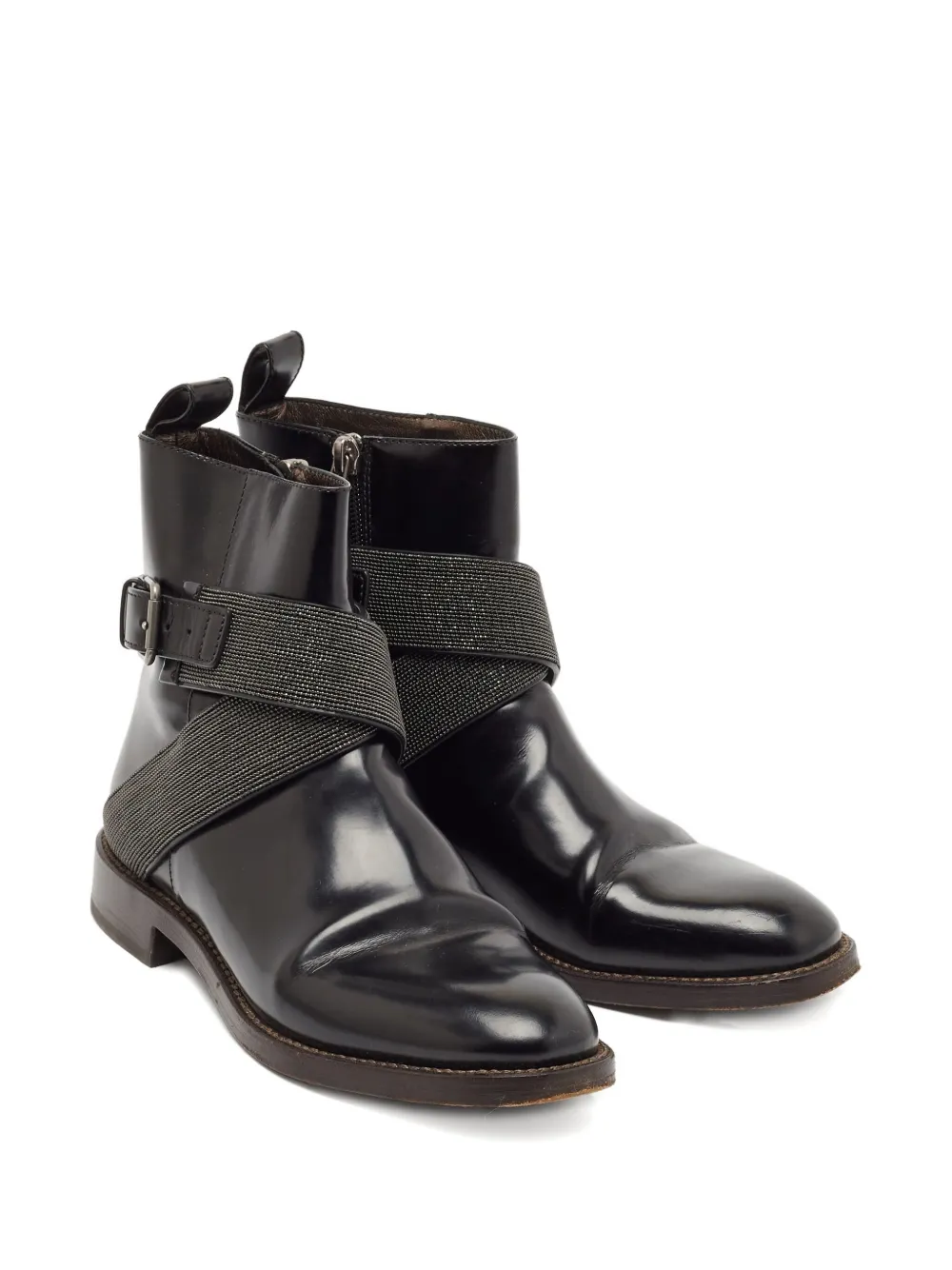 Brunello Cucinelli leather ankle boots | Image 2