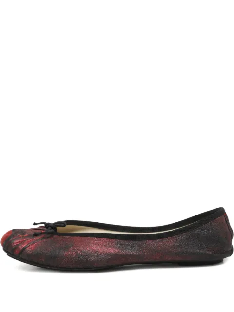 Repetto bow-detail leather ballet flats