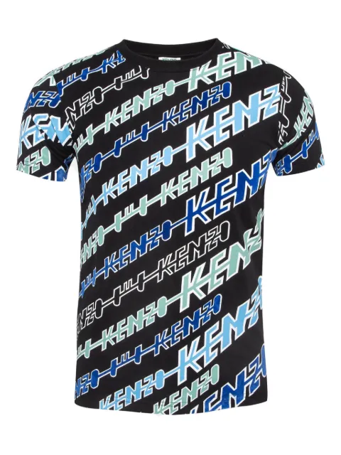 Kenzo Pre-Owned all-over logo T-shirt