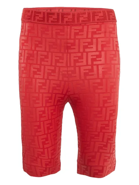 Fendi Pre-Owned Zucca-print shorts