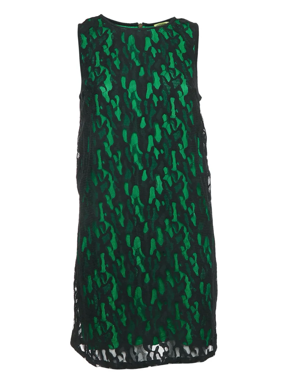 Pre-owned Versace Lace Mini Dress
