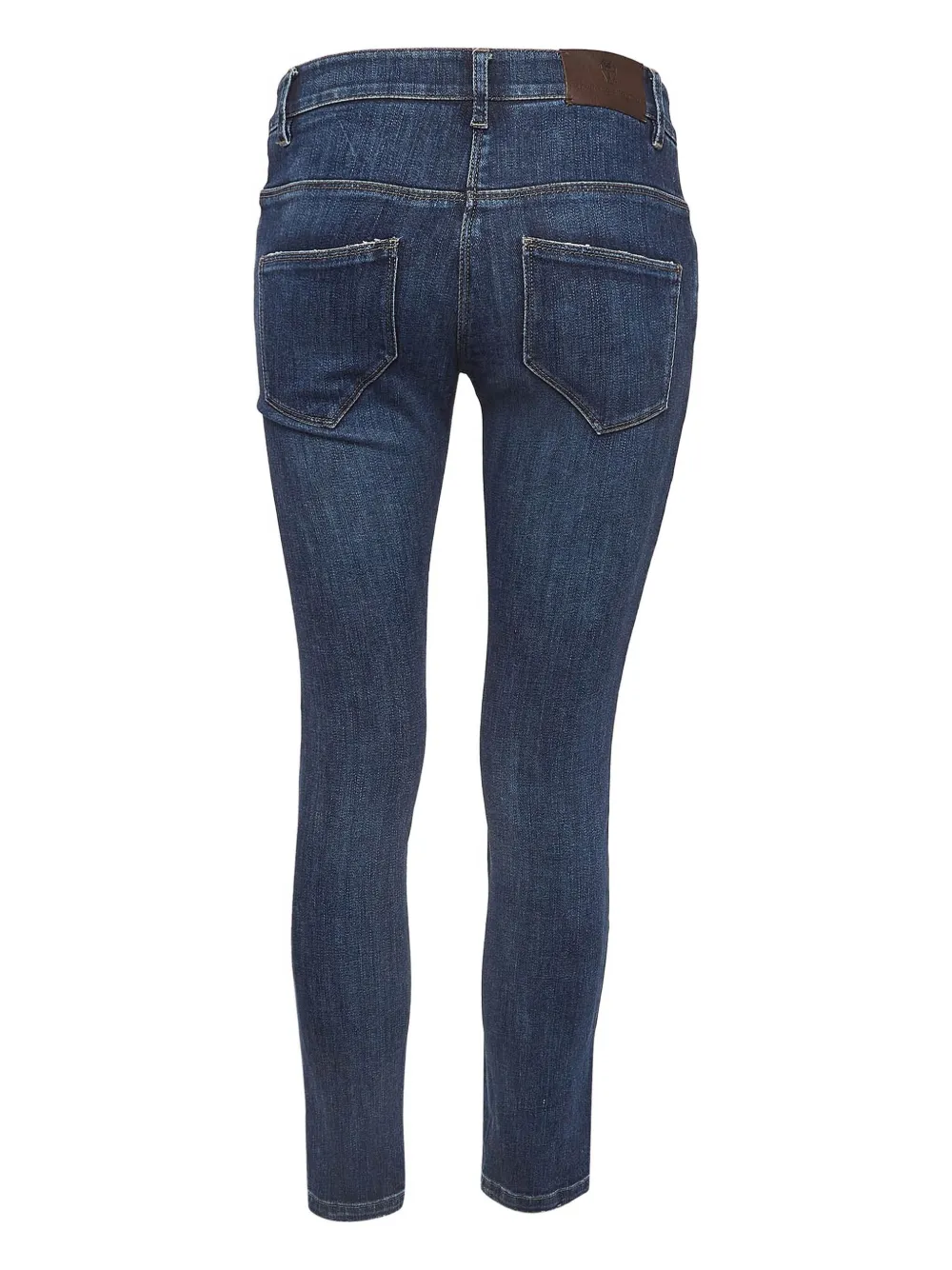 Brunello Cucinelli Vintage Jeans met logopatch - Blauw