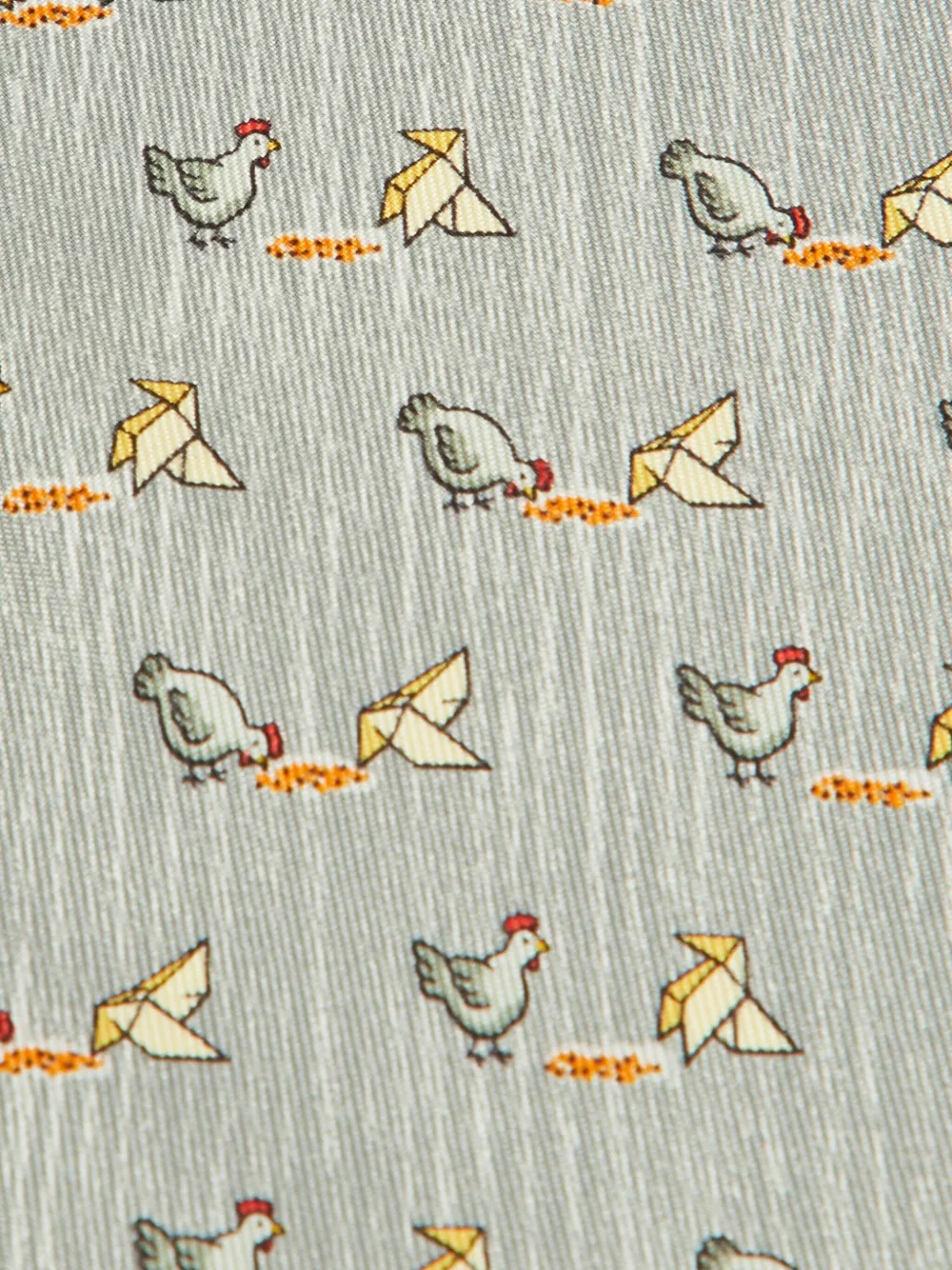 Hermès Pre-Owned chicken-print tie | Image 2