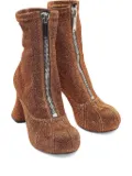 Stella McCartney Pre-Owned glitter zip boots - Brown