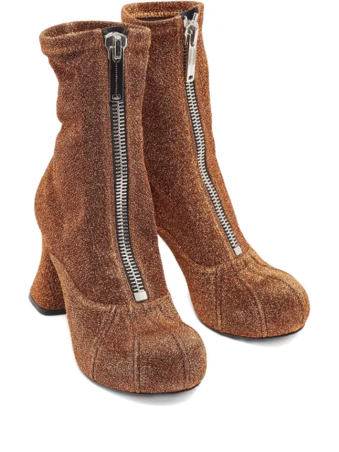 Stella McCartney Pre-Owned glitter zip boots