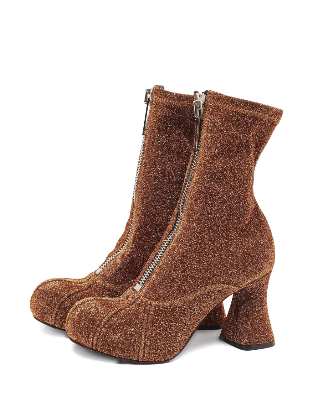 Stella McCartney Pre-Owned glitter zip boots | Ankle Boots | Image 2