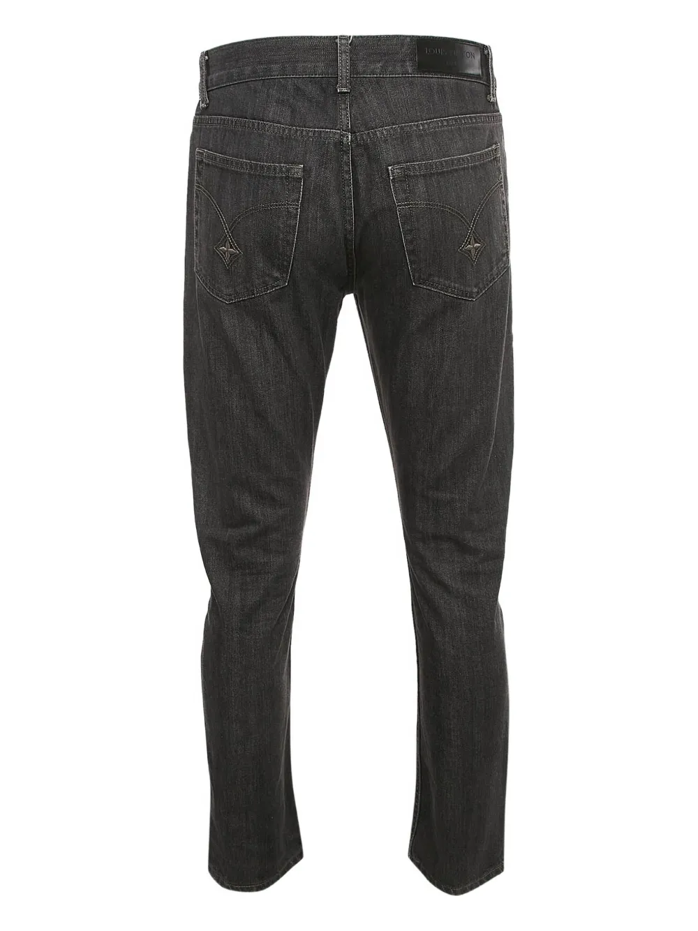Louis Vuitton Pre-Owned monogram-embroidered jeans | Image 2