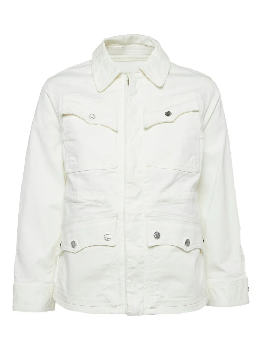Zadig&Voltaire four-pockets denim jacket | White | Image 1
