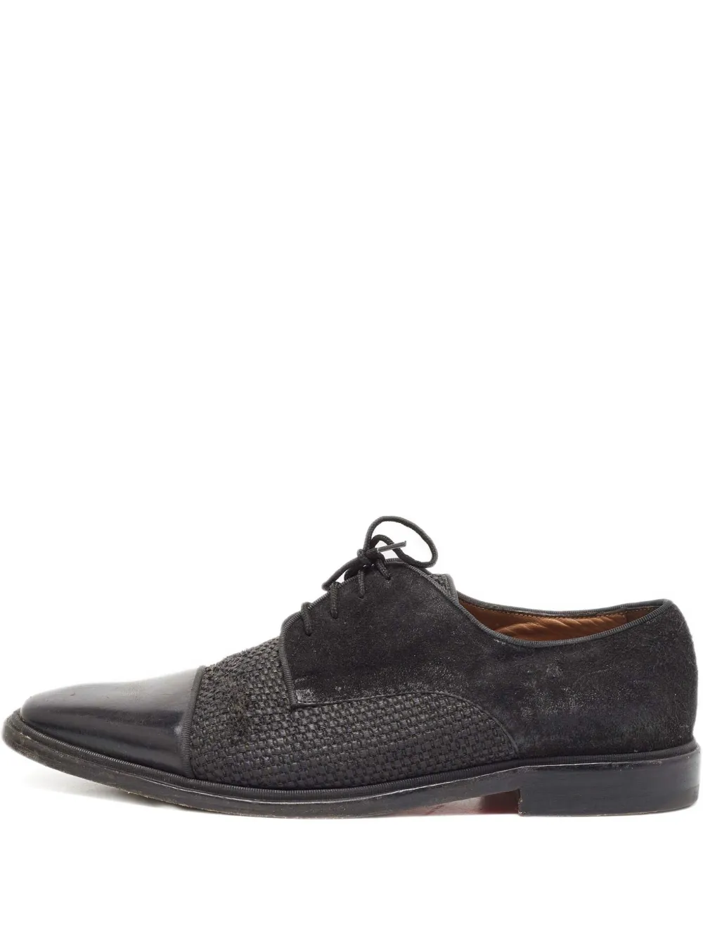 Christian Louboutin Pre-Owned panelled derby shoes | Black | Image 1