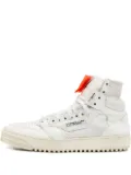 Off-White Pre-Owned Court 3.0 leather high-top sneakers - Neutrals