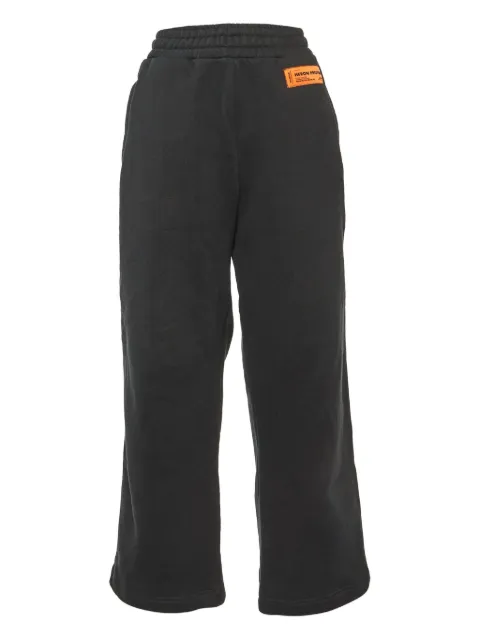 Heron Preston logo-tape trousers