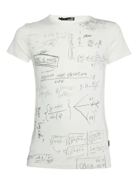Love Moschino graphic-print cotton T-shirt