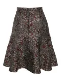 Dolce & Gabbana Pre-Owned floral brocade skirt - Red