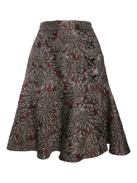 Dolce & Gabbana Pre-Owned floral brocade skirt