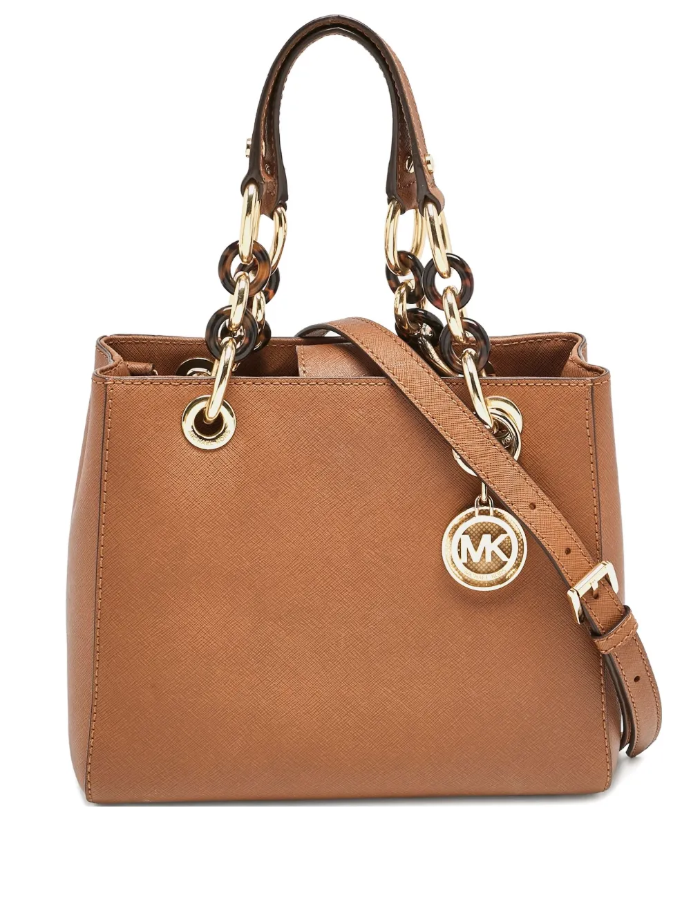 Michael Kors Vintage Cynthia chain handle tote bag - ブラウン Michael Kors Vintage Cynthia chain handle tote bag - ブラウン