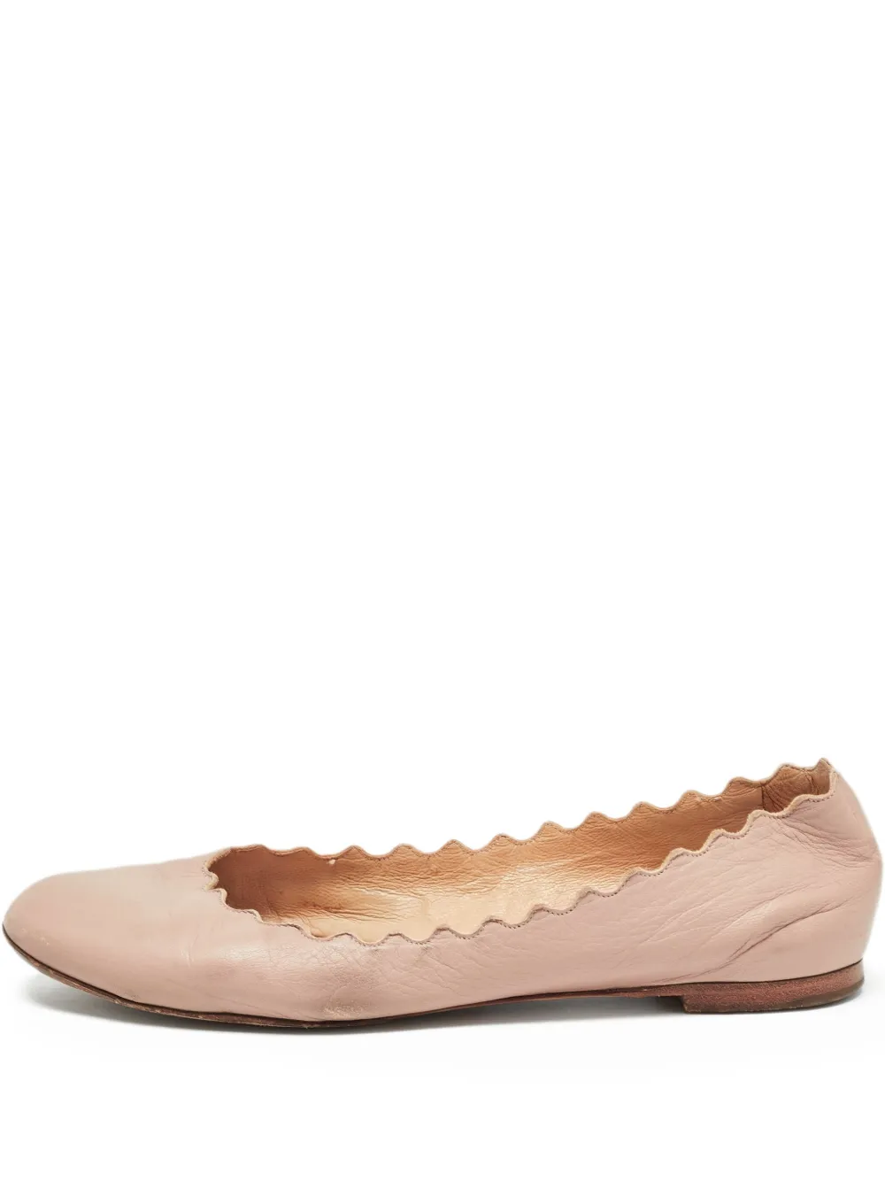 Lauren scalloped ballet flats