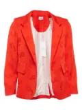 Zadig&Voltaire paisley-jacquard blazer - Red