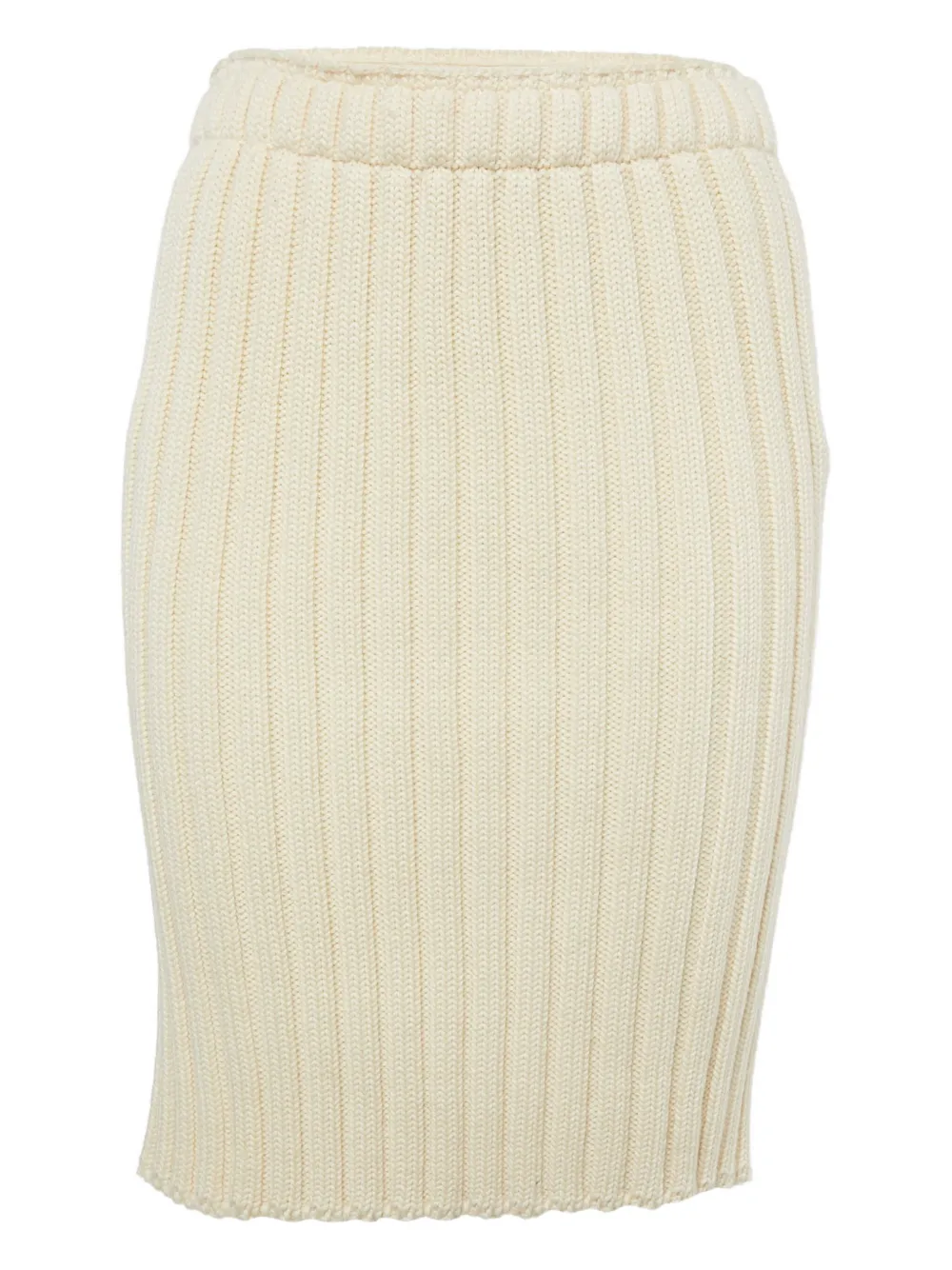 Dolce & Gabbana Pre-Owned ribbed-knit skirt | White | Image 1