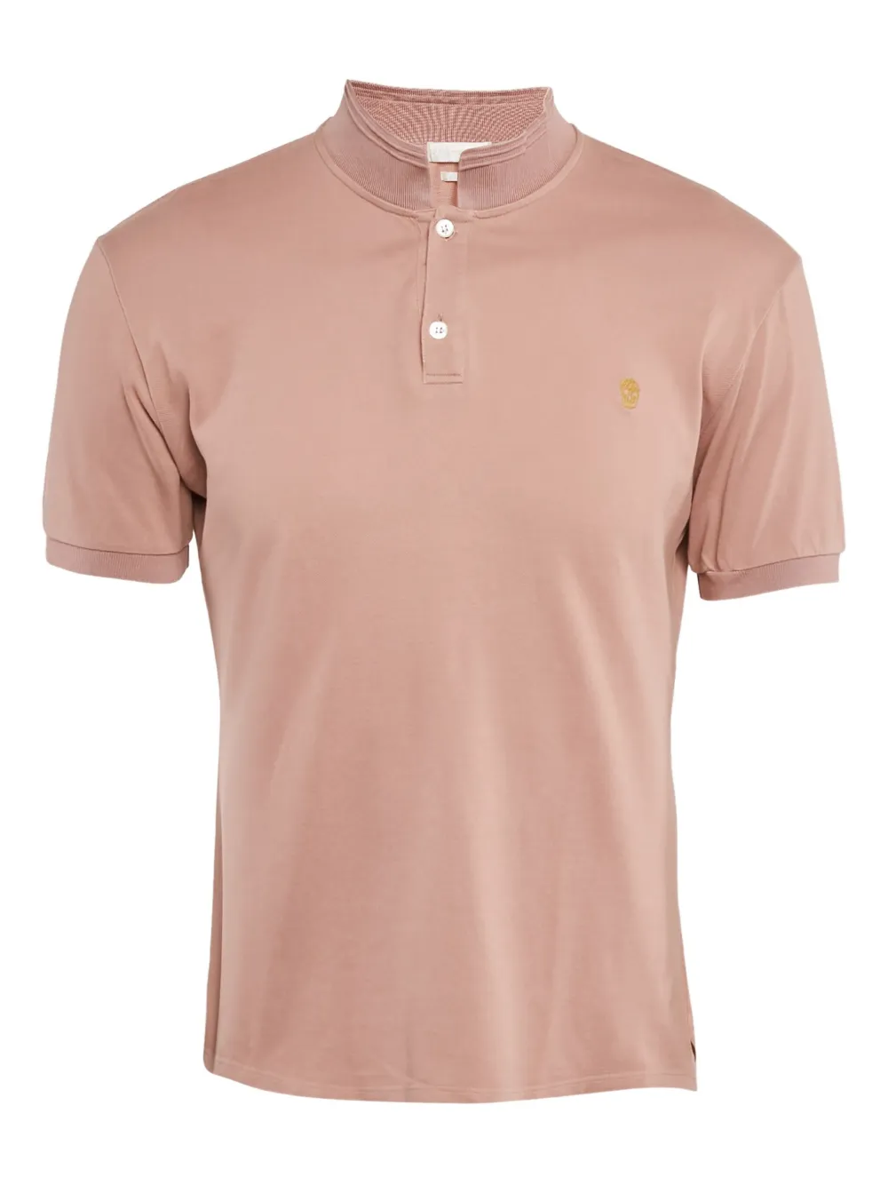 piqué-weave cotton polo shirt